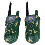 LEAN TOYS Set dveh walkie talkie postaj – doseg do 100 m, (20378758)
