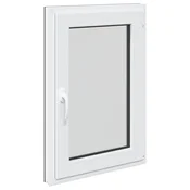 Vidaxl Okno za klet RISOR 60 x 80 cm PVC in steklo Antracit