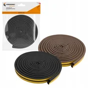 Vergionic Samolepilni tesnilni D penasti profil 9x7,5 mm 6 m