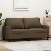 vidaXL Dvosed rjav 140 cm blago
