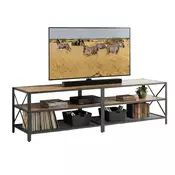 Northix TV stojalo s 4 predelki lesni videz