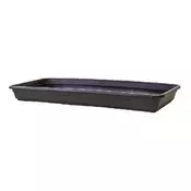eoshop Plastični podstavek za balkonsko korito LOBELIA 60 cm, rjav