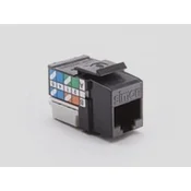Vtičnica RJ45 cat 6 UTP SIMON Connect, črna