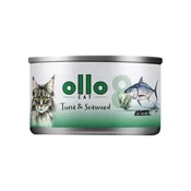 OLLO mokra hrana za mačke (Tuna & Morske alge), 70g