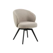 Stol Norsica 869 (Beige) Beige, Črna, 80x59x60cm, Blago, Kovina