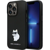 Karl Lagerfeld KLHCP14LSMHCNPK iPhone 14 Pro 6.1 black hardcase Silicone C Metal Pin (KLHCP14LSMHCNPK)