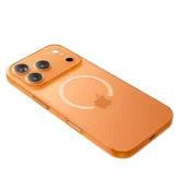 Mofei Maska za mobilni telefon iPhone 17 Pro / iPhone 17 Pro Max, Providno-narandžasta
