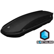 NORTHLINE strešni kovček ECOSPACE 310 L, do 75 kg, črna mat