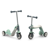 Kolobežka&odrážadlo Reversible Switch 2v1 Scooter Smoby trojkolesová s tichým chodom a výška rúcky 53/63 cm nosnost 20 kg od 18 mes SM750615