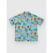 The Dudes European Fantasy Blue Hawaiian Shirt multicolor