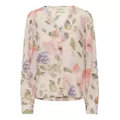 Cream Bluza bež/svetlo zelena/svetlo lila/roza