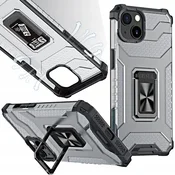 HURTEL Ovitek Crystal Ring Case hibridni oklepni ovitek + magnetno držalo za iPhone 12 mini črne barve