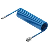 shumee Kompletna spiralna cev Tekalan poliuretan PU 8x5mm 10bar za kompresor L-5mb Modra teger
