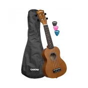 Sopran ukulele EH 3953 rjav (s torbo in trzalicami)