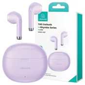 USAMS USAMS BREZŽIČNE TWS BLUETOOTH 5.3 RHYMBO SLUŠALKE VIJOLIČNE, (21968769)