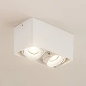 Arcchio Kubika Downlight, 19 cm, bela, 2-svetlobna, kovinska - Hodnik - Sodobni - Kovina