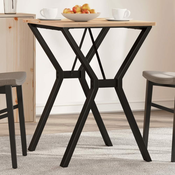 Noge za blagovaonski stol Y-oblika 60x50x73 cm celik