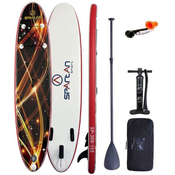 SPARTAN SUP Stand Up Paddle Solar SP-320 (320cm, set), crni