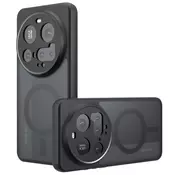 Hibridni ovitek PureFrost MagSafe za Xiaomi 15 Ultra - black