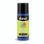 Barva za steklo, ki se odlepi DARWI Paint & Peel 3v1 80 ml - temno modra