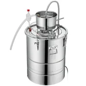 VEVOR Destilator za vodo in eterična olja 492L 424x424x84 cm