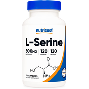 Nutricost - L-Serin, 120 kapsul