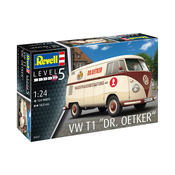 Plasticni ModelKit automobila 07677 - VW T1 Dr. Oetker (1:24)