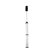 LED luster na sajli CORTE LED/18W/230V crna