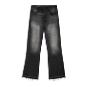 Bershka Kavbojke črn denim