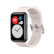 Silikonski remen za Huawei Watch Fit - roza