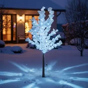 Dekorativno LED božično drevo, breza, 150 cm, hladno bele luči