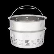 Zepter basket for steam cooking without fat and water in Zepter pots, 4.0 liters, O 18 cm