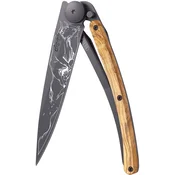 Džepni nožic Deejo Olive Wood - Taurus, 37 g