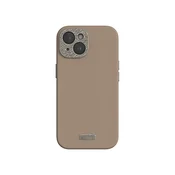 shumee Moshi Napa MagSafe - usnjena torbica za iPhone 15 (Woodsmoke Brown)