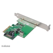 Akasa PCIe kartica USB 3.2 Gen 2 notranji priključek