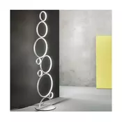 Ondaluce - LED prigušiva stojeca lampa POIS LED/52W/230V 160 cm srebrna