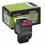 Lexmark original toner 80C2SME, magenta, 2000str.