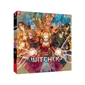 LOTTE Dobra igralna igra: The Witcher Scoiatael - Težka trda sestavljanka 500 komadov - Računalniška igra sestavljanka - za ljubitelje video iger - za odra, (20834838)