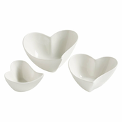 Bel porcelanast komplet za serviranje 3 ks Amore – Maxwell & Williams