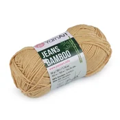 Bamboo Pletena preja Jeans 50 g - (130) bež