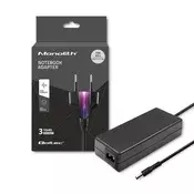 shumee Napajalnik za prenosnik Qoltec Dell 90W | 19,5 V | 4,62 A | 4,5*3,0+pinski | + napajalni kabel