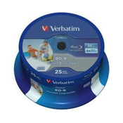VERBATIM medij Blu-Ray DataLife 25GB BD-R 6x Spindle (43811), 25 kosov