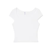 Cropp - Bela majica - white