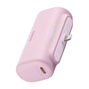 BASEUS Compact Powerbank 5000mAh 20W Lightning roze