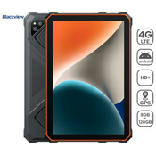 BLACKVIEW TAB ACTIVE 6 robusno tablet racunalo, 10.1", 4G-LTE, 8GB+128GB, IPS HD+, Android 13, WiFi, Bluetooth, GPS, remen i olovka ukljuceni, robusno, narancasto (Black Orange)