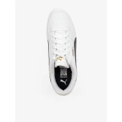 White Mens Leather Sneakers Puma Caven 2.0