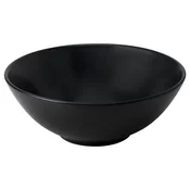 FÄRGKLAR Skleda, mat temno siva, 16 cm