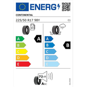 Continental EcoContact 6 ( 225/50 R17 98Y XL *, EVc )