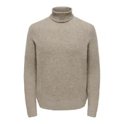 Only & Sons Pulover ONSRAY pikčasto rjava