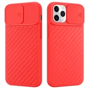 Cadorabo CADORABO Ohišje, združljiv z Apple v Matt Red - Zaščitni pokrov iz fleksibilnega silikona TPU in z zaščito pred kamero, (20585921)